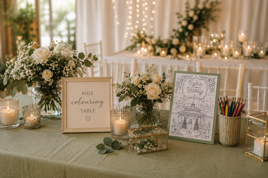 Wedding Day Colouring Book