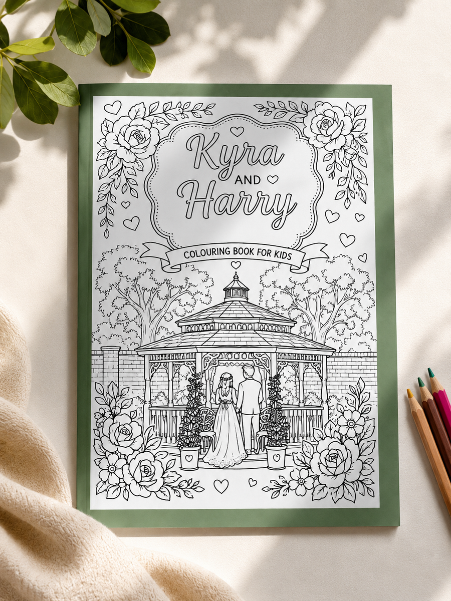 Wedding Day Colouring Book