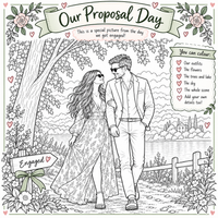 Wedding Day Colouring Book